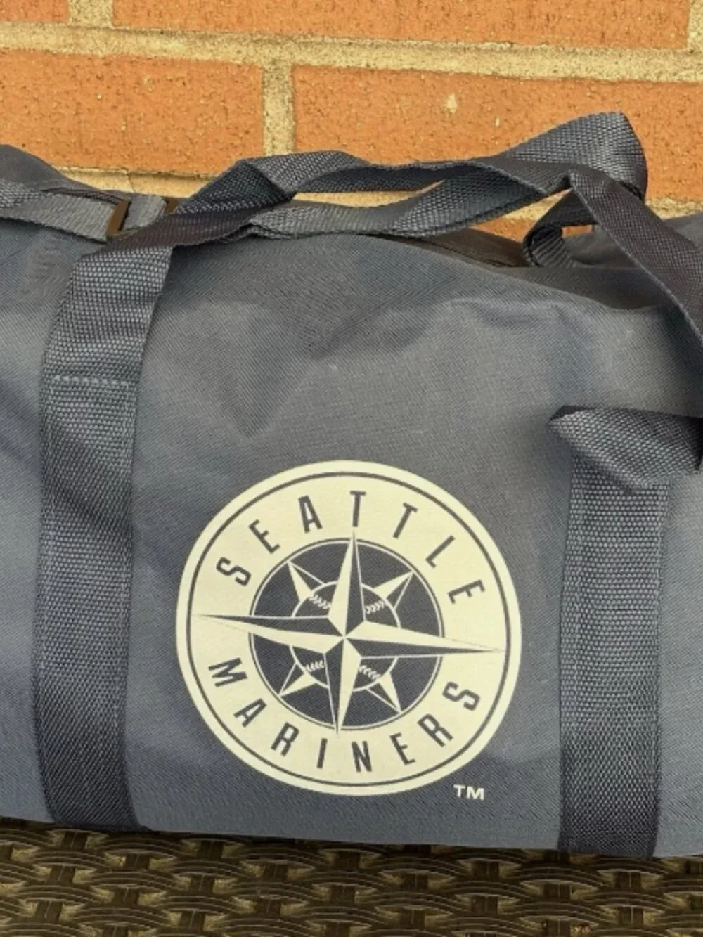 Seattle Mariners Duffel Bag MLB Baseball Gym Travel Sports Tote
